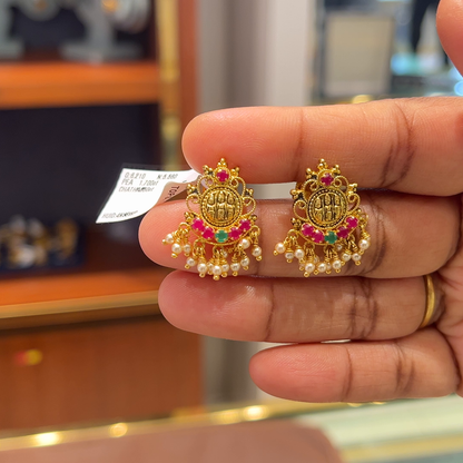 Anu Jewellers 5.56gms EARRINGS 22K Yellow Gold