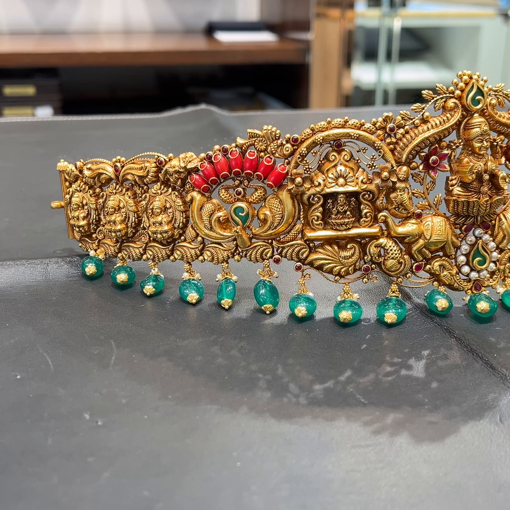 SOUTH INDIA 103.312gms VADDANAM 22K Yellow Gold