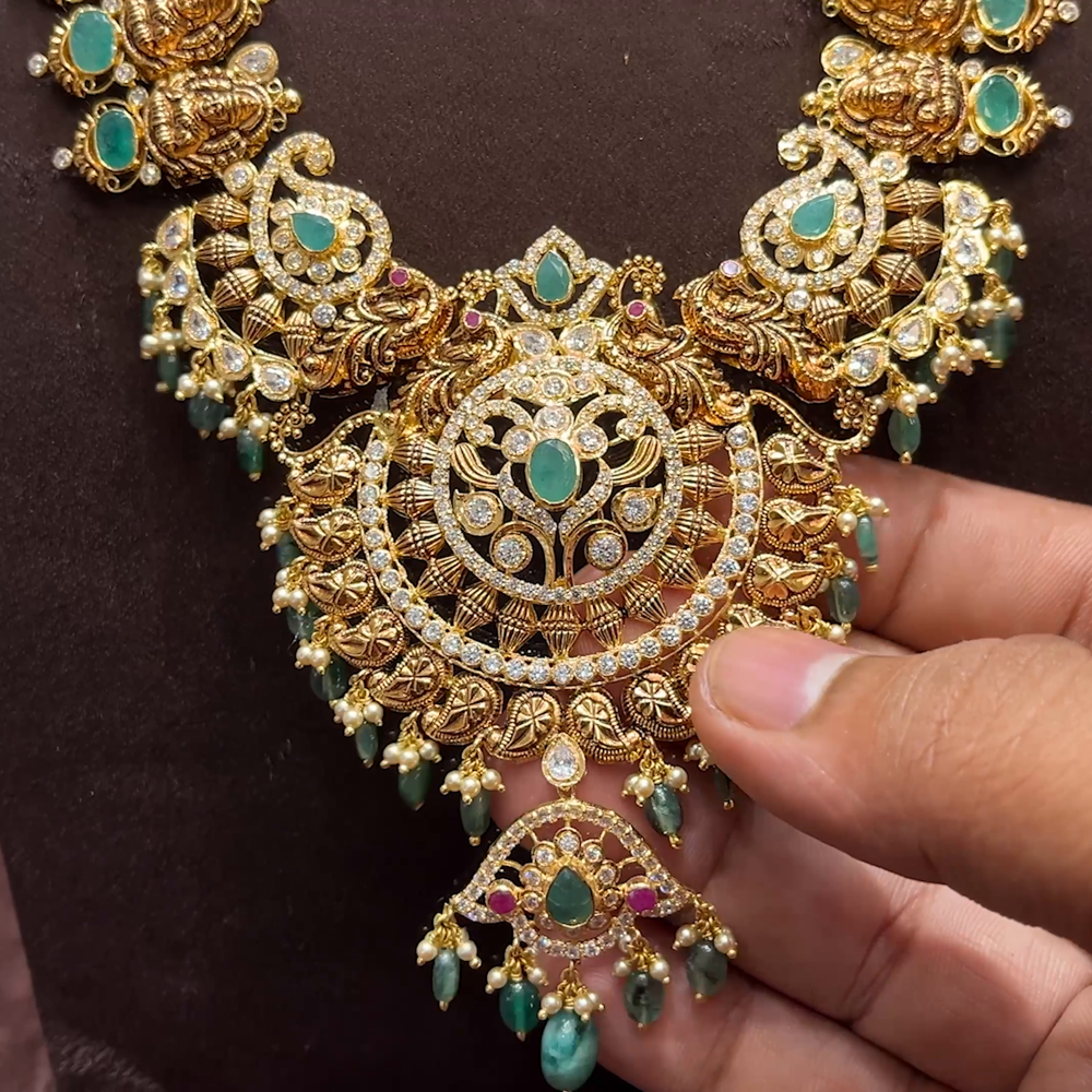 SwarnaKanchi 70.735gms HARAMS 22K Yellow Gold