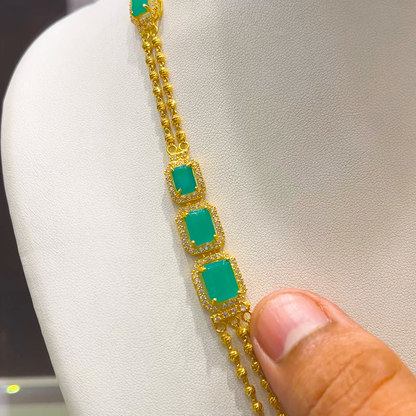 SOUTH INDIA 28.575gms NECKLACE 22K Yellow Gold