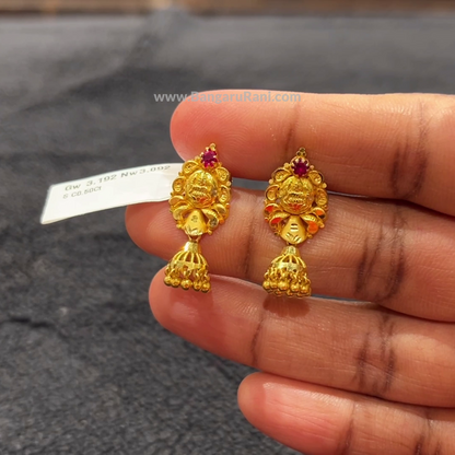 [make to order] 3.092gms EARRINGS 22K