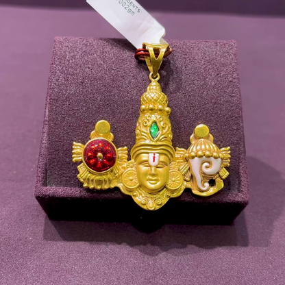 CMR 11.002gms Pendent 22K Yellow Gold