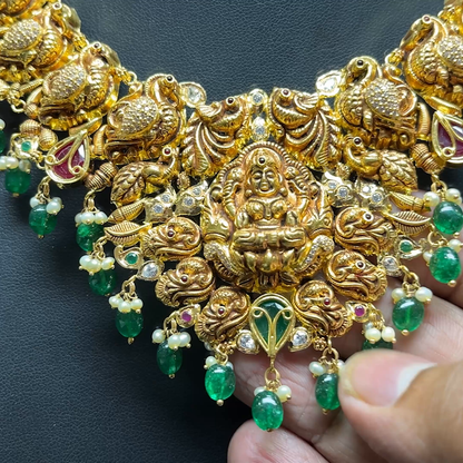 Chennai Shopping Mall 45.89gms NECKLACE 22K Antique