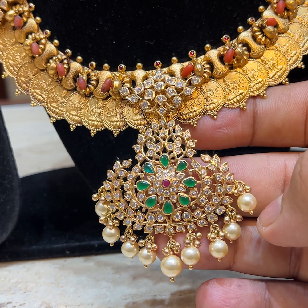 Chennai Shopping Mall 118.94gms HARAMS 22K Yellow Gold