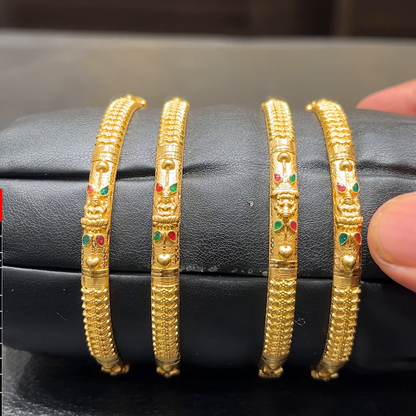 SOUTH INDIA 37.506gms BANGLES 22K Yellow Gold