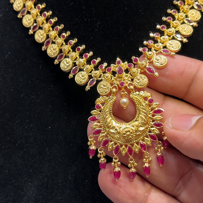 SOUTH INDIA 19.38gms NECKLACE 22K Yellow Gold