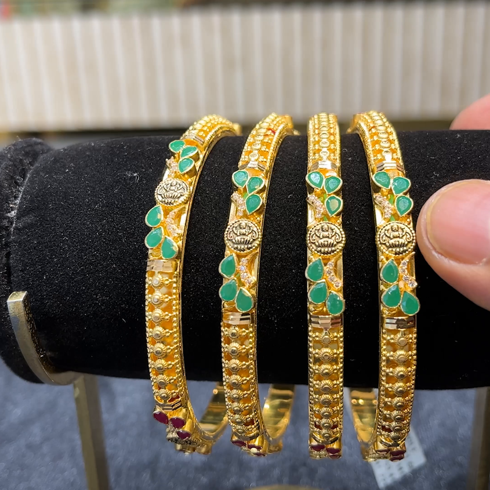 Kriya Jewellers 53.4gms BANGLES 22K Yellow Gold