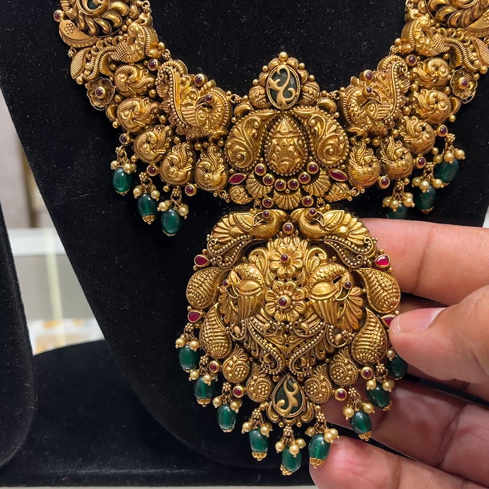 SOUTH INDIA 62.88gms HARAMS 22K Yellow Gold