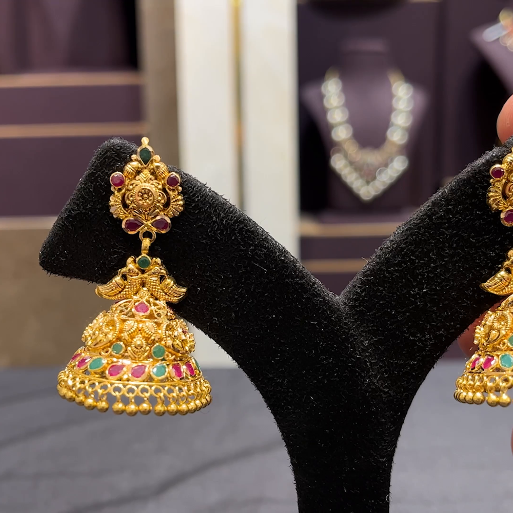 CMR 18.525gms EARRINGS 22K Yellow Gold