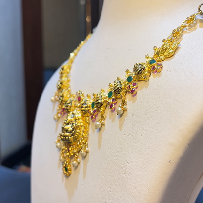 SOUTH INDIA 24.415gms NECKLACE 22K Yellow Gold