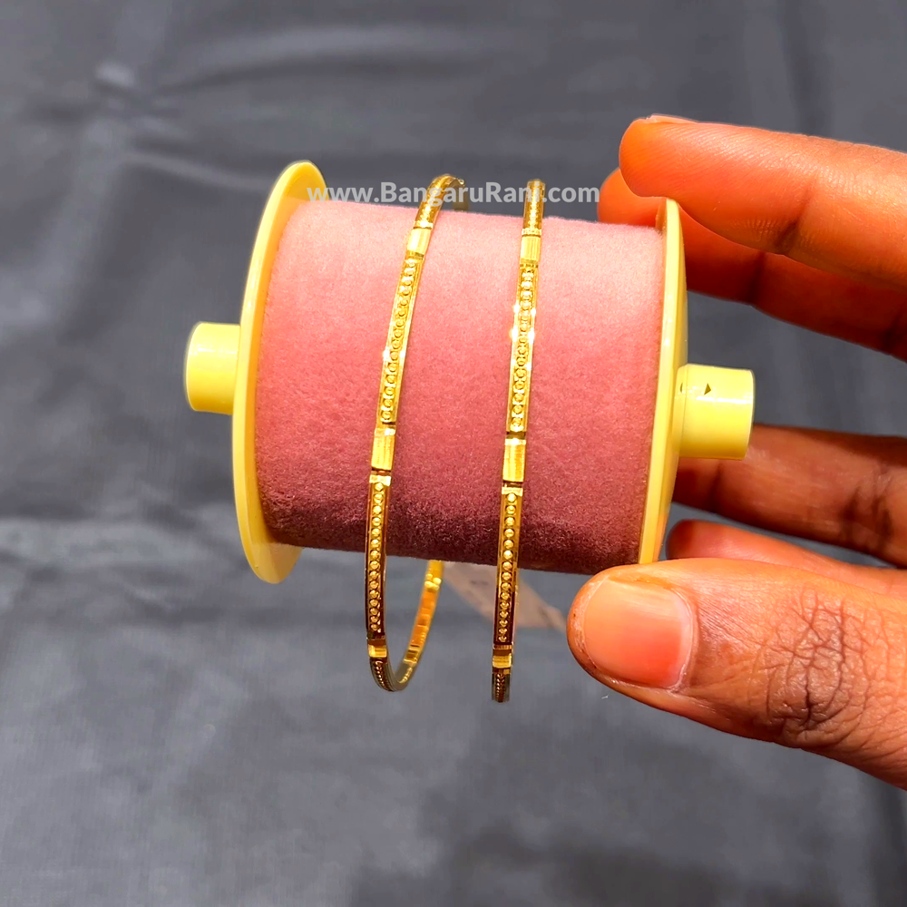 Anu Jewellers 17.318gms BANGLES 22K Yellow Gold