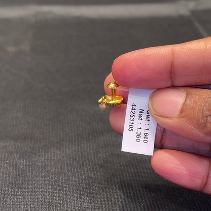 [make to order] 1.36gms EARRINGS 22K