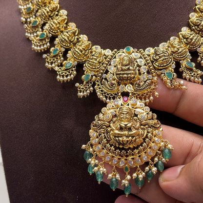 SwarnaKanchi 41.937gms NECKLACE 22K Yellow Gold