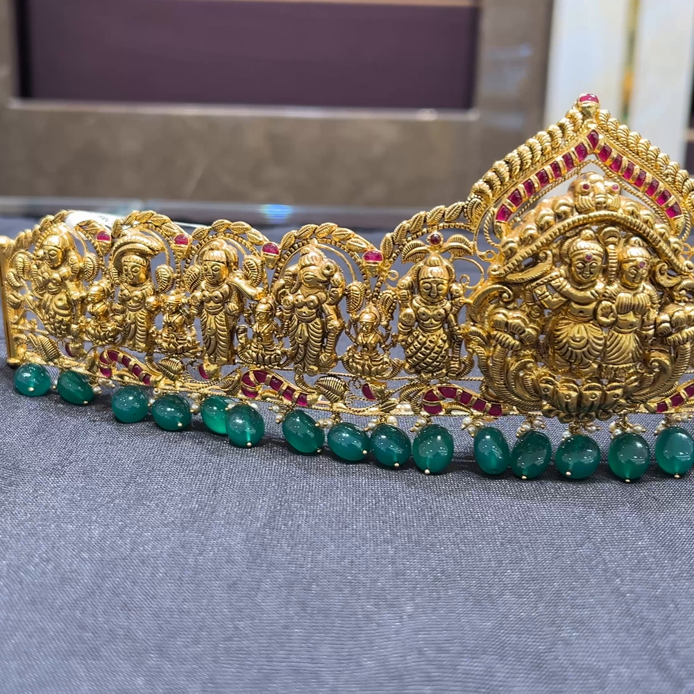 CMR 120.225gms VADDANAM 22K Nakshi