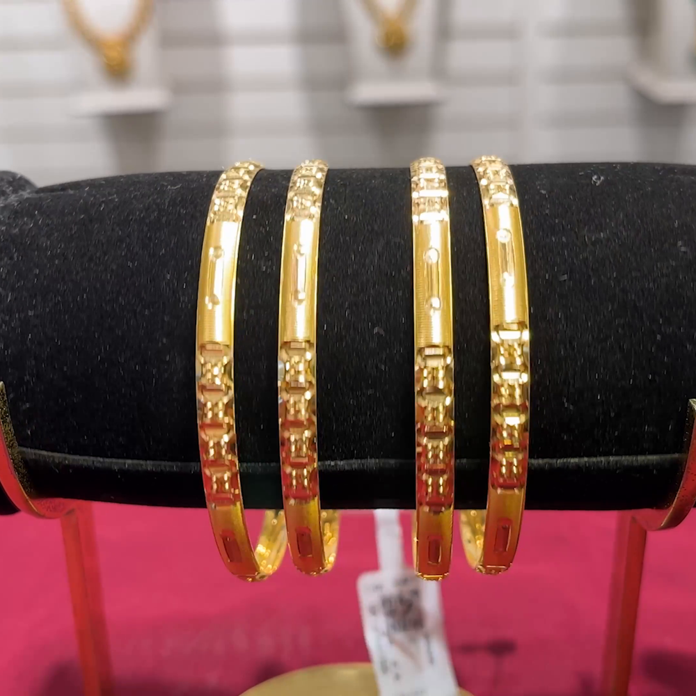 SOUTH INDIA 34.73gms BANGLES 22K Yellow Gold