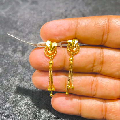 CMR 4.825gms EARRINGS 22K Yellow Gold