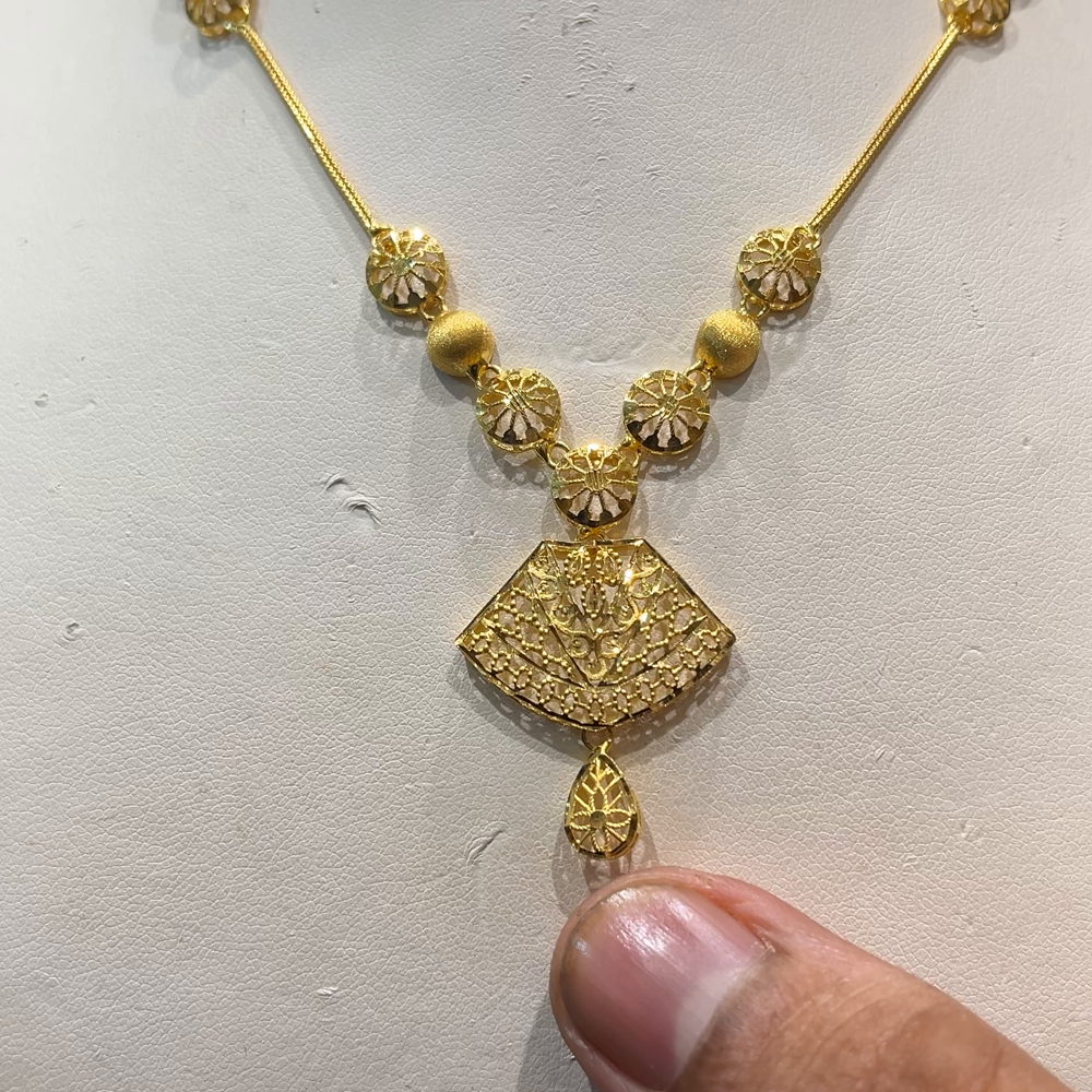 RS BROTHERS 6.943gms NECKLACE 22K Yellow Gold