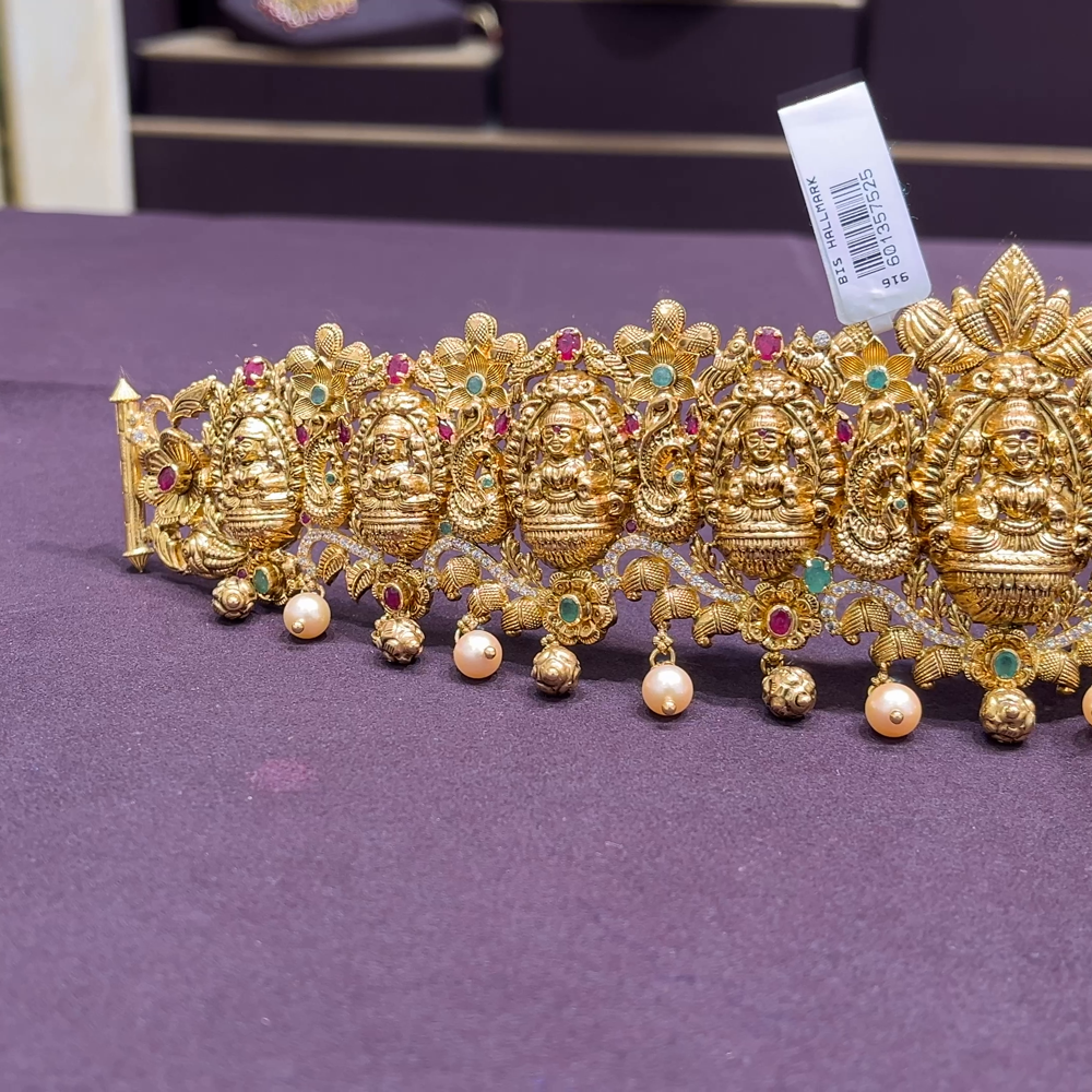 CMR 88.515gms VADDANAM 22K Nakshi