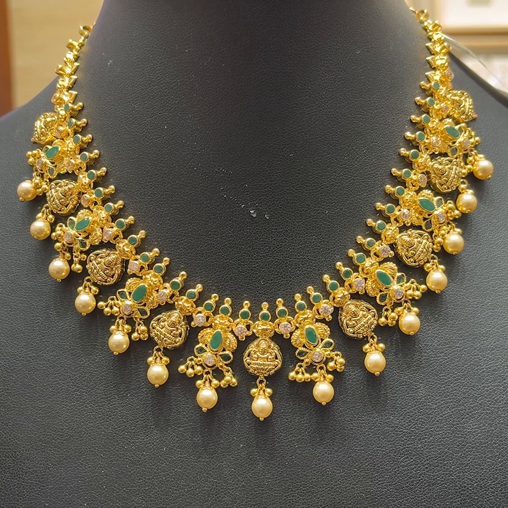 Chennai Shopping Mall 22.28gms NECKLACE 22K Antique