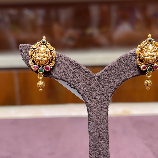 MUKUNDA JEWELLERS 3.629gms EARRINGS 22K Yellow Gold