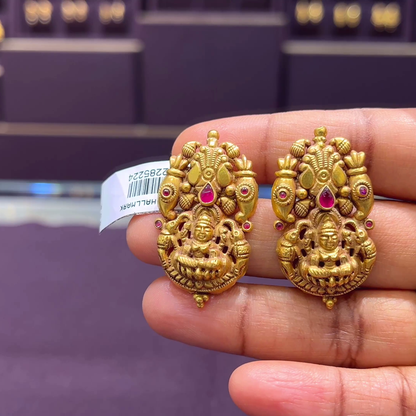 CMR 8.782gms EARRINGS 22K Yellow Gold