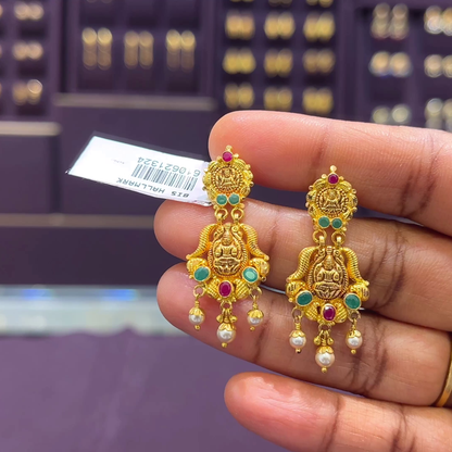 CMR 4.236gms EARRINGS 22K Yellow Gold