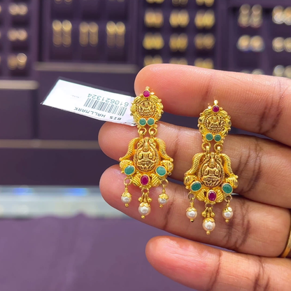 CMR 4.236gms EARRINGS 22K Yellow Gold