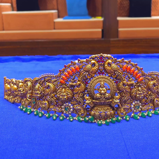 CMR 141.845gms VADDANAM 22K Nakshi