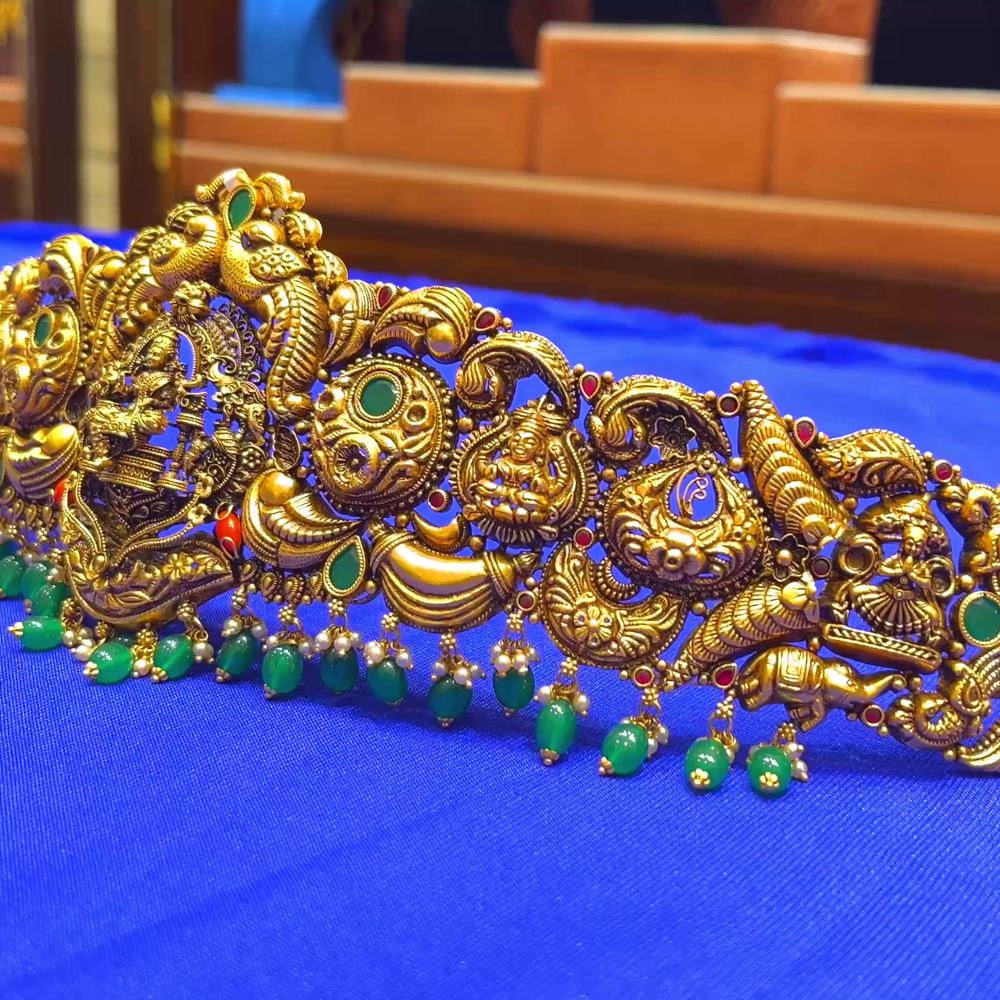 CMR 115.739gms VADDANAM 22K Nakshi