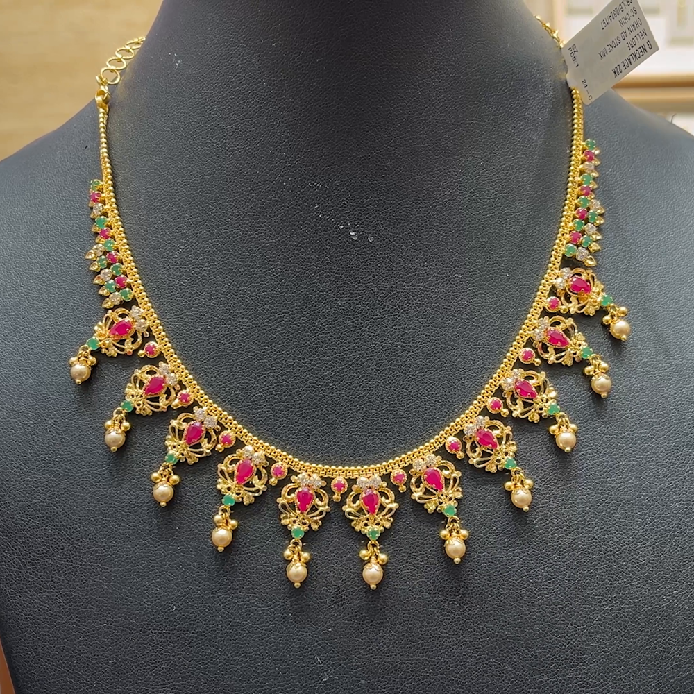 Chennai Shopping Mall 19.405gms NECKLACE 22K Yellow Gold