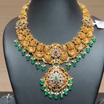 Chennai Shopping Mall 58.55gms NECKLACE 22K Antique