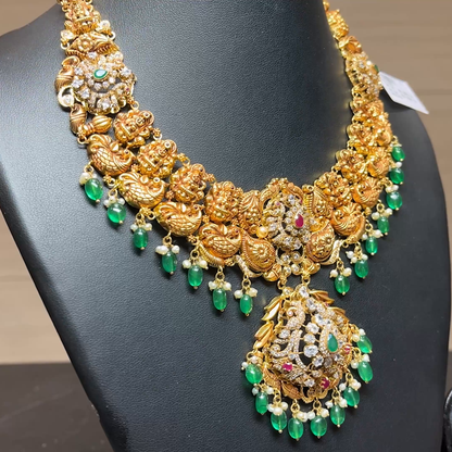 Chennai Shopping Mall 58.55gms NECKLACE 22K Antique