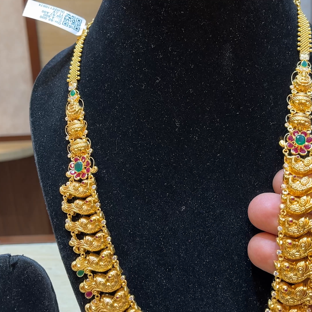 Chennai Shopping Mall 57.4gms HARAMS 22K Yellow Gold