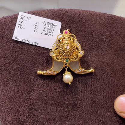 SRI RAM 6.861gms Pendent 22K Nakshi