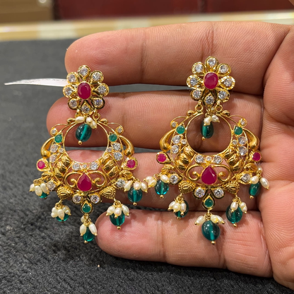 CHANDANA Brothers 12.188gms EARRINGS 22K Yellow Gold