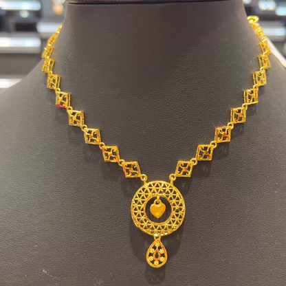 RS BROTHERS 9.422gms NECKLACE 22K Yellow Gold