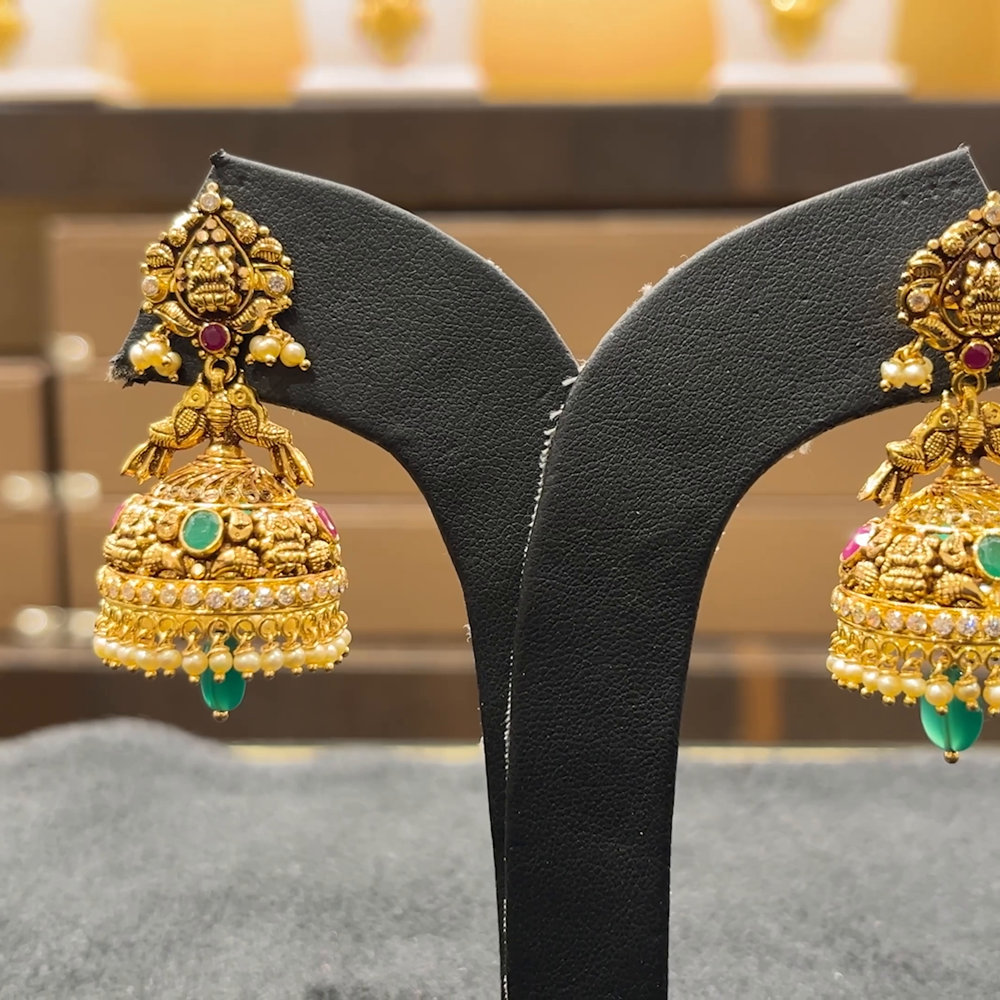 CHANDANA Brothers 22.02gms EARRINGS 22K Yellow Gold