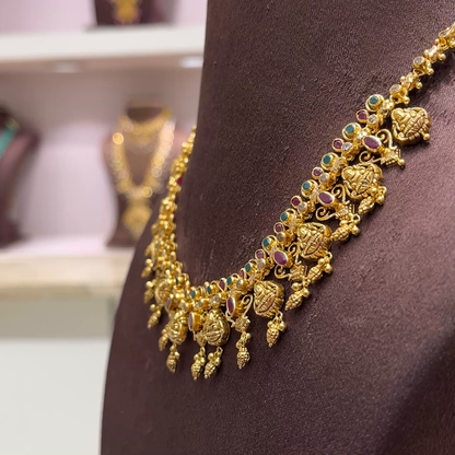 SwarnaKanchi 18.663gms NECKLACE 22K Yellow Gold