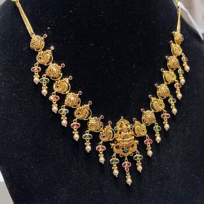 SOUTH INDIA 14.93gms NECKLACE 22K Yellow Gold