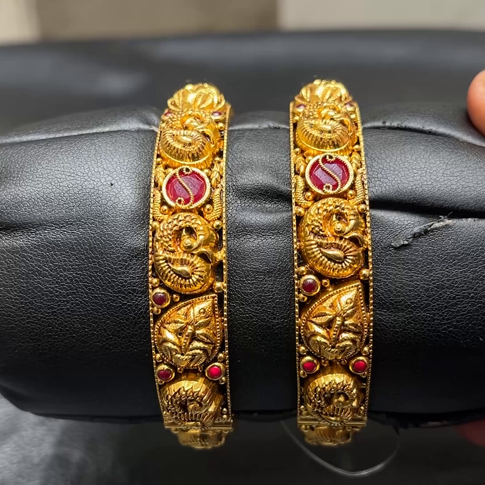 MUKUNDA JEWELLERS 17.776gms BANGLES 22K Yellow Gold