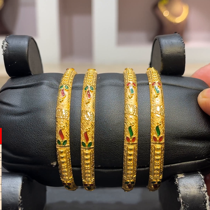 SwarnaKanchi 40.502gms BANGLES 22K Yellow Gold