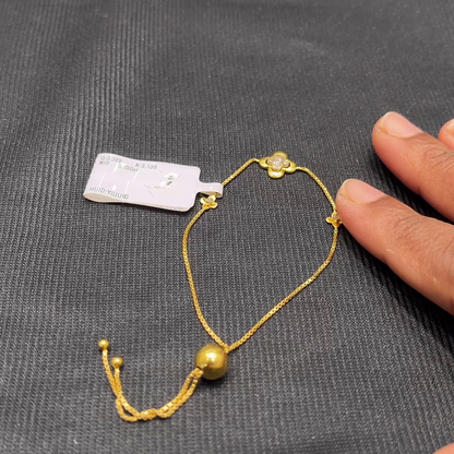 Anu Jewellers 3.136gms Bracelets 22K Yellow Gold