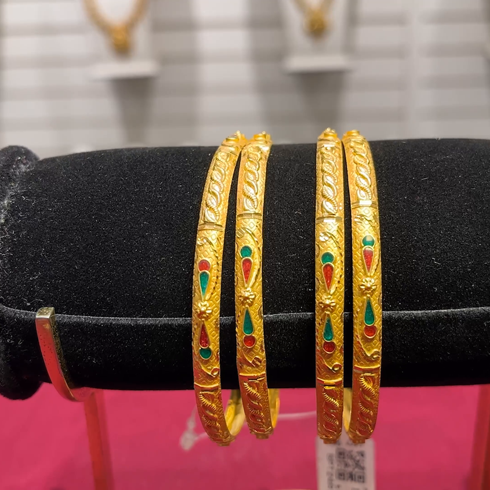 SOUTH INDIA 29.915gms BANGLES 22K Yellow Gold