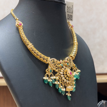 Chennai Shopping Mall 38.1gms NECKLACE 22K Yellow Gold