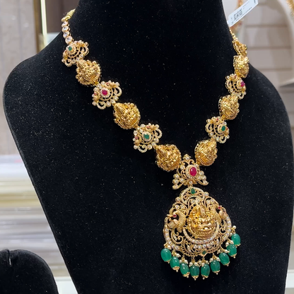 SOUTH INDIA 35.315gms NECKLACE 22K Yellow Gold