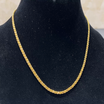 MUKUNDA JEWELLERS 7.97gms CHAINS 22K Yellow Gold