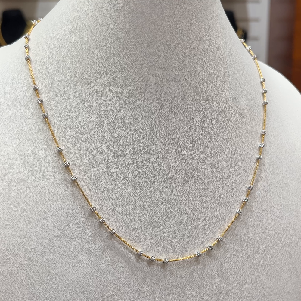 RS BROTHERS 5.86gms CHAINS 22K Yellow Gold