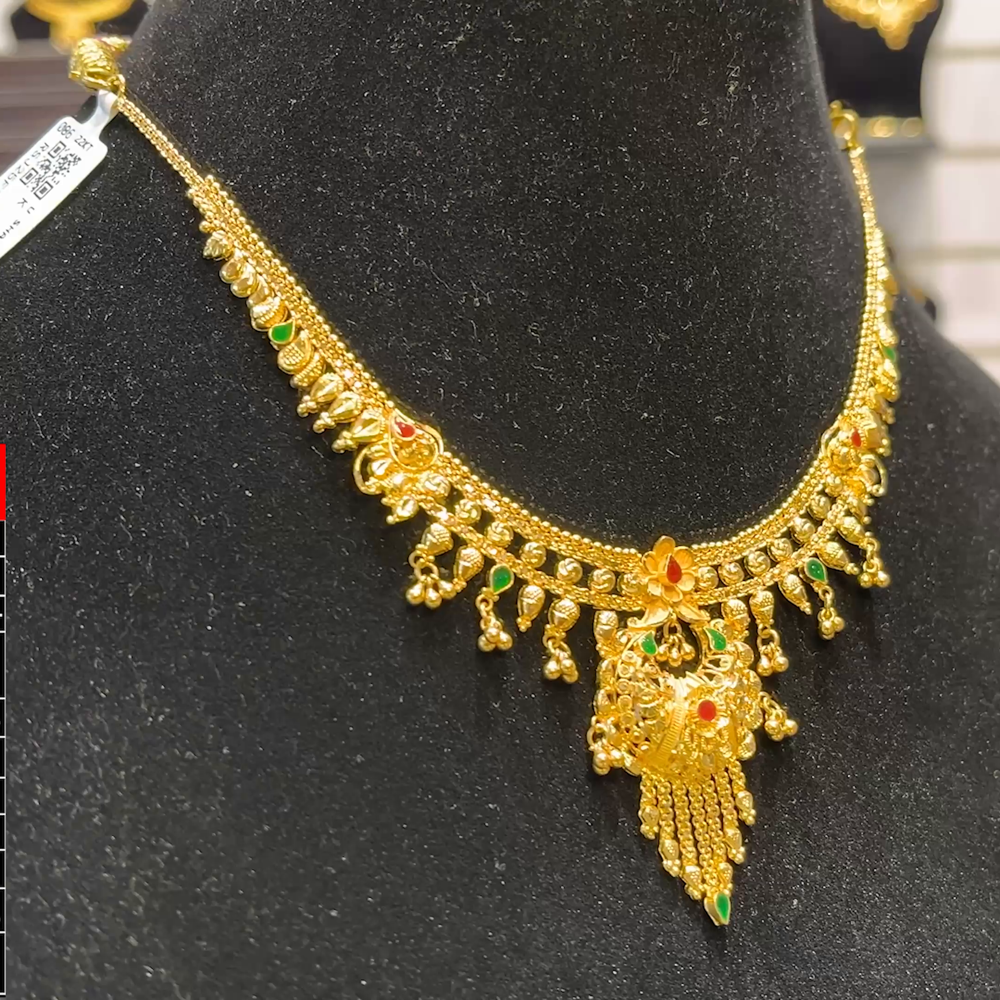 SOUTH INDIA 16.808gms NECKLACE 22K Yellow Gold