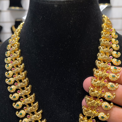 SOUTH INDIA 107.317gms HARAMS 22K Yellow Gold