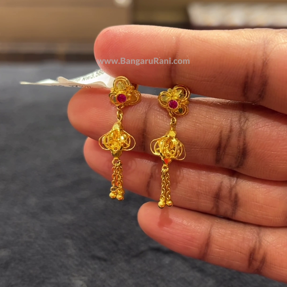 [make to order] 3.588gms EARRINGS 22K